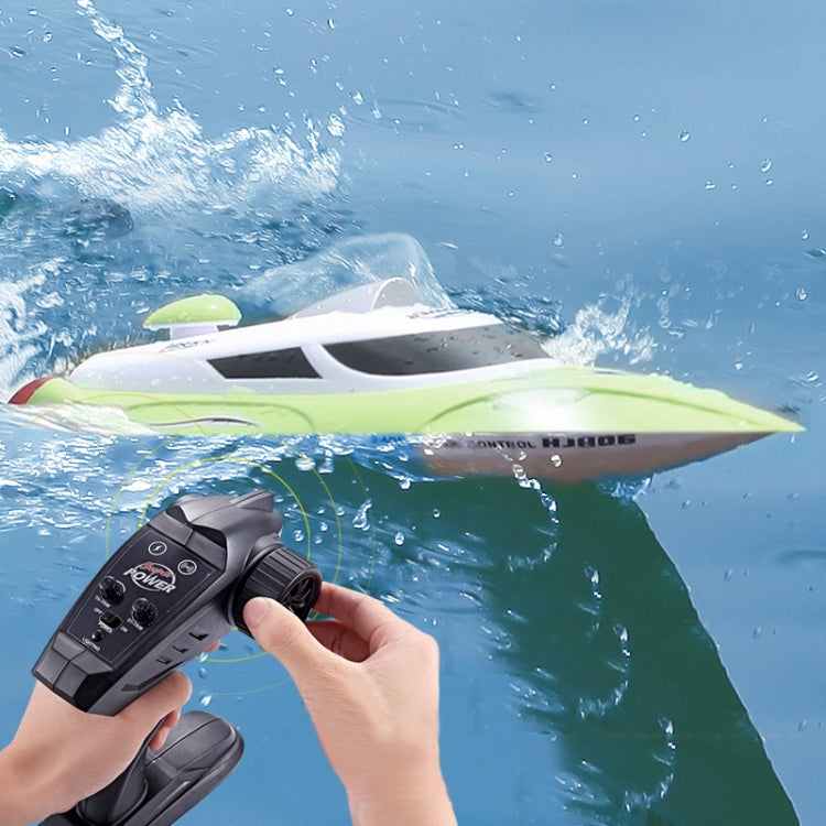 HongXunJie HJ806 2.4Ghz Water Cooling High Speed Racing Boats with Remote Controller, Auto Flip Function, 200m Control Distance
