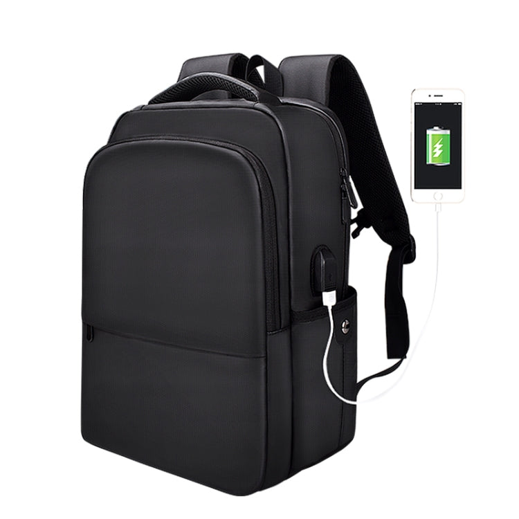 SJ01 Business Casual Computer Backpack with USB Charging Port, 13-15 inch Universal, 15.6-17.3 inch Universal