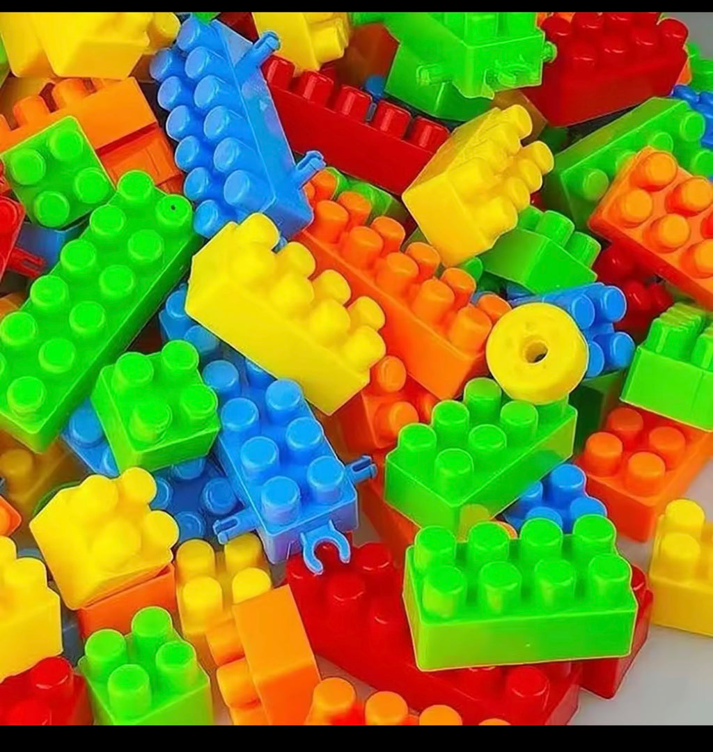 children's building block assembly toys with intellectual development using brainpower and large particle building