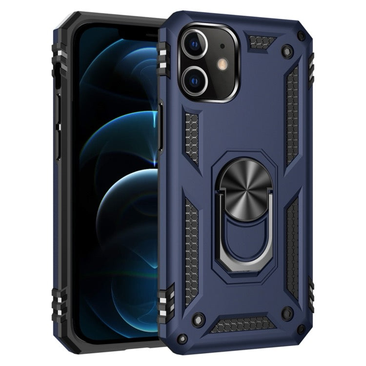 Phone cover For iPhone 12 Pro Max Shockproof TPU + PC Protective Case with 360 Degree Rotating Holder