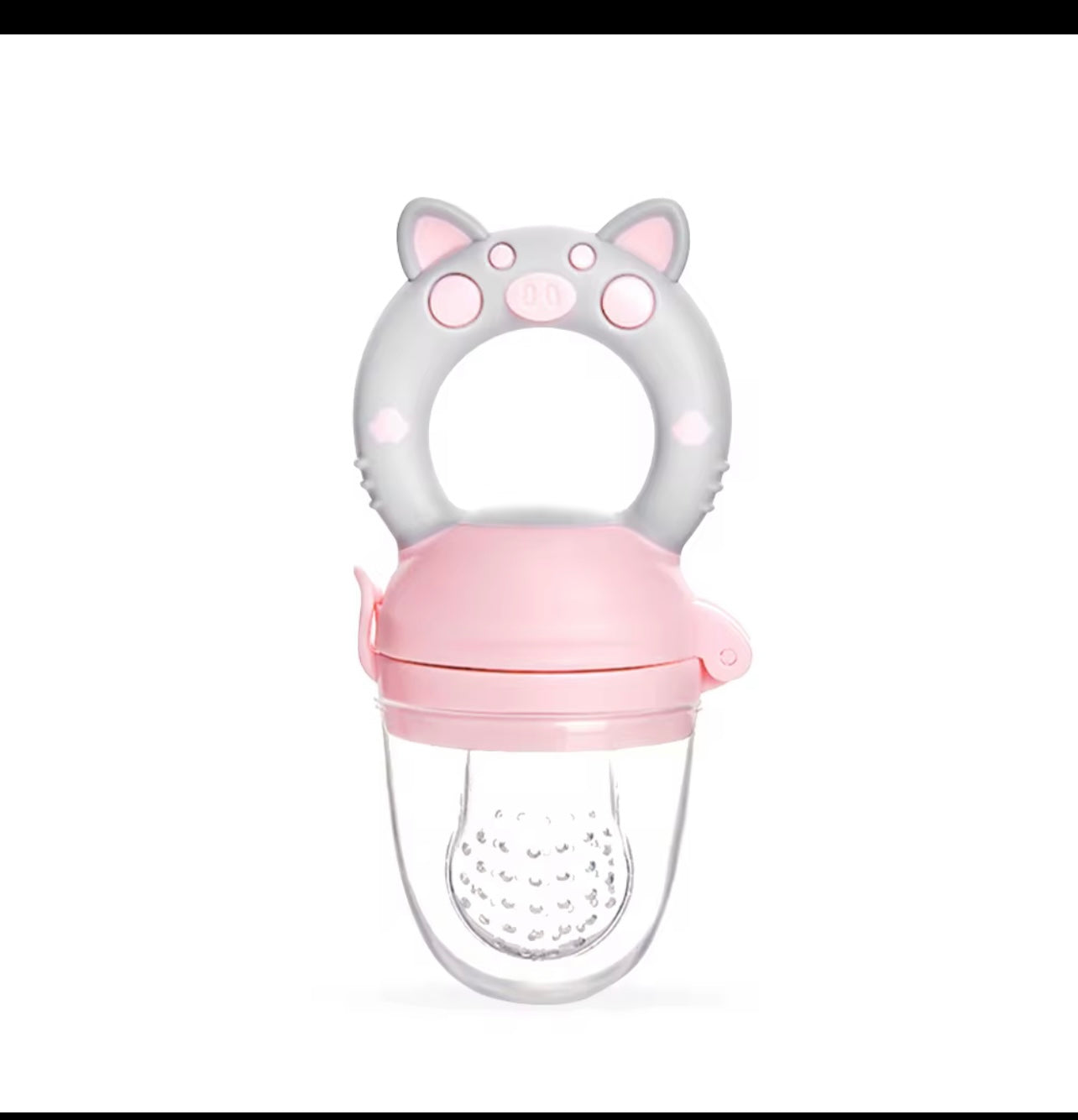 Cute Pig Newborn Baby Fresh Food Feeder Baby Food Mills Fruit Feeder Pacifier Training To Eat Fruit Grinding Stick Food Bag