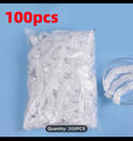 100pcs Disposable Food Cover Bags Plastic Bags For Fruit Vegetable Fresh-Keeping Food Packaging Bags Kitchen Accessories,Disposable Food-Grade Plastic Wrap Covers, Suitable for Fridge, Kitchenware & Leftovers/Fruits, Food Storage, Fridge Organization,