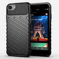 For iPhone SE 2022 / SE 2020 Thunderbolt Shockproof TPU Soft Case