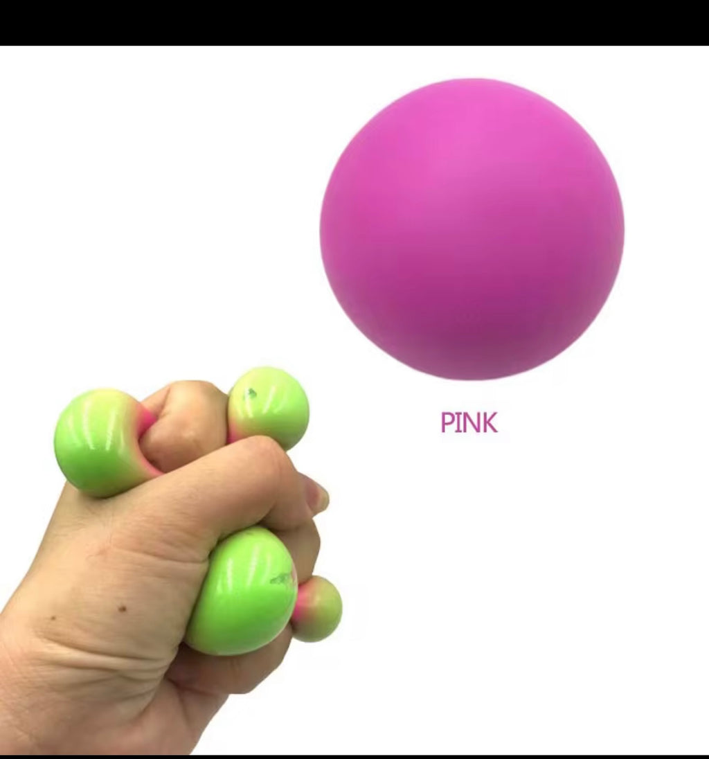 4 pcs Slow Rising Stress Balls Fidget Toys for Kids Adults Dough Squishy Balls Soft Sensory Calm Down Item for Classroom Autism ADHD
