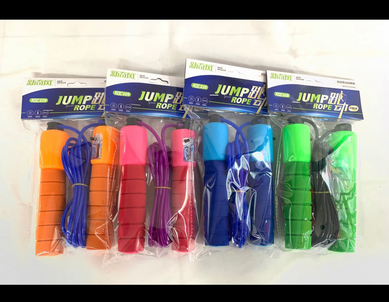Professional Jump Rope with Electronic Counter Adjustable Fast Speed Counting Skipping Rope Jumping Wire Workout Equipments random colours