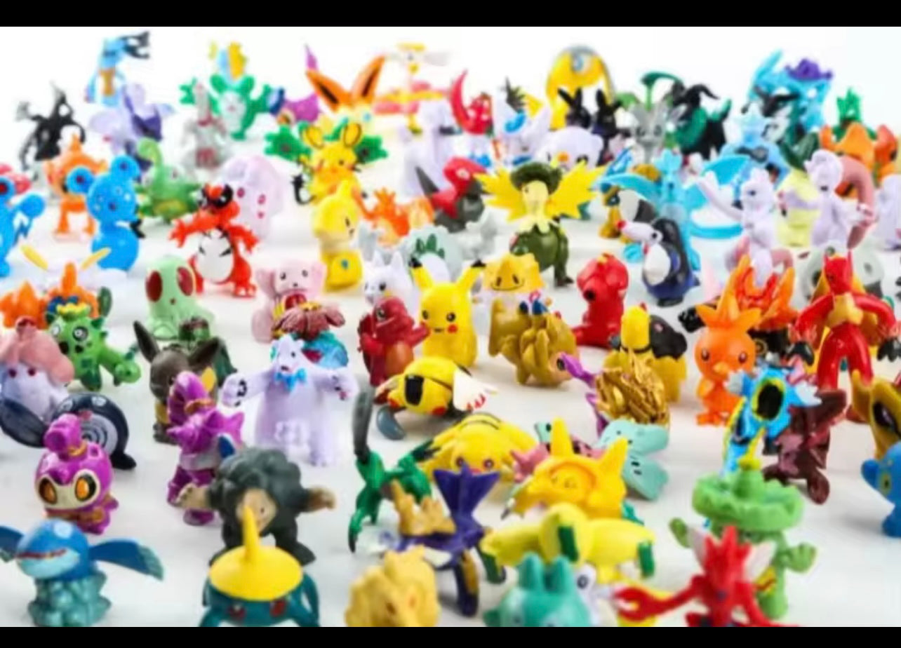 144 Style Pokemon Figure Toys Anime Pikachu Action Figure Model Ornamental Decoration Collect Toys For Children's Christmas Gift