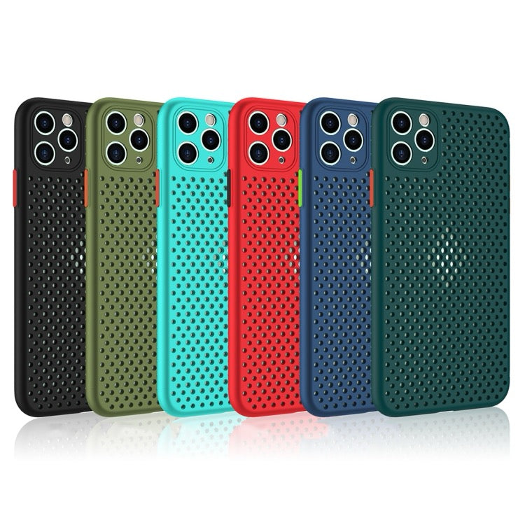 For iPhone 11 Pro Max All-inclusive Shockproof Breathable TPU Protective Case