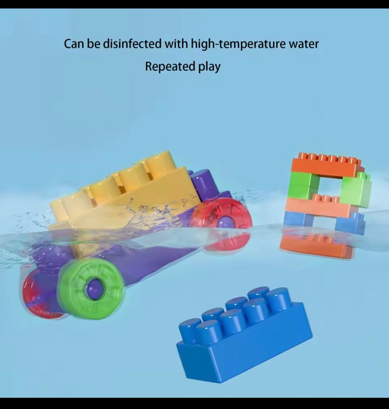 children's building block assembly toys with intellectual development using brainpower and large particle building