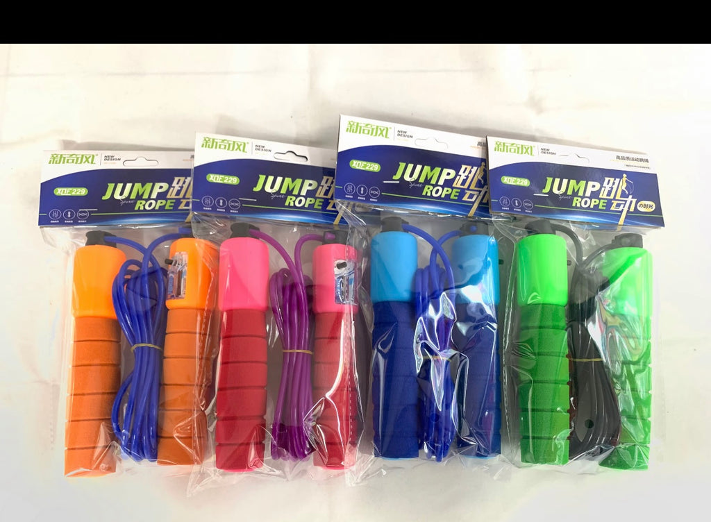 Professional Jump Rope with Electronic Counter Adjustable Fast Speed Counting Skipping Rope Jumping Wire Workout Equipments random colours