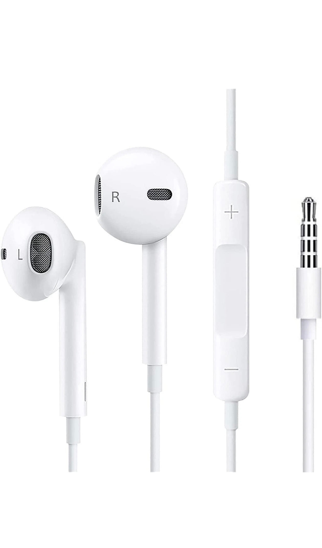 3pcs Headphones Earphones Wired for iPhone, iPad, Android, Computer, 3.5mm Jack, PC (3packs)