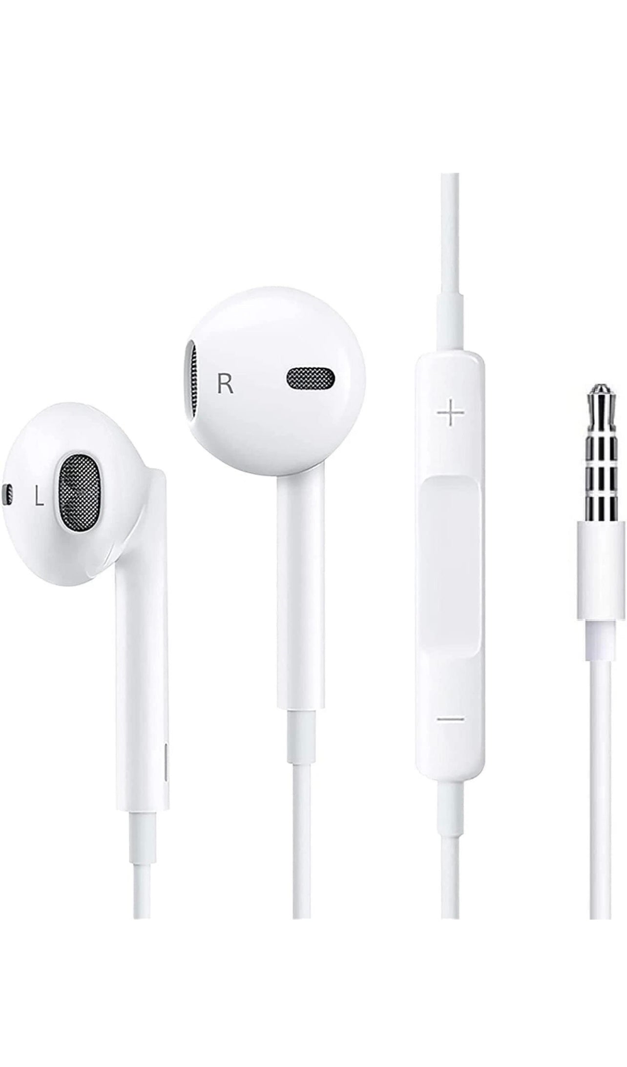 3pcs Headphones Earphones Wired for iPhone, iPad, Android, Computer, 3.5mm Jack, PC (3packs)