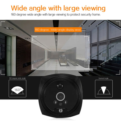 N7 4.5 inch Screen 1080P HD Night Vision Motion Detection Smart Cat Eye Video Doorbell