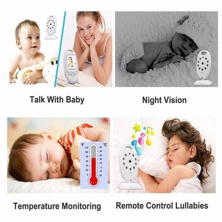 VB601 2.0 inch LCD Screen Hassle-Free Portable Baby Monitor, Support Two Way Talk Back, Night Vision, VB601