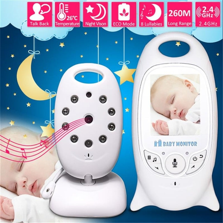 VB601 2.0 inch LCD Screen Hassle-Free Portable Baby Monitor, Support Two Way Talk Back, Night Vision, VB601