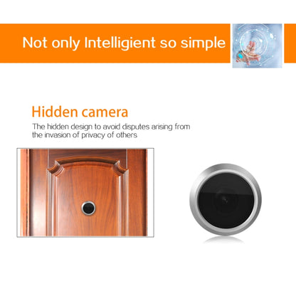 X5 2.4 inch Screen 2.0MP Security Camera No Disturb Peephole Viewer, Support TF Card, X5