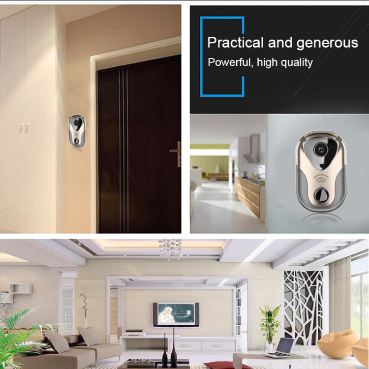 163Eye L1-NJ Smart Visual WIFI 1.3MP Network HD Intercom Doorbell , Support Micro SD Card  & Night Vision, 163Eye, 163Eye Gold