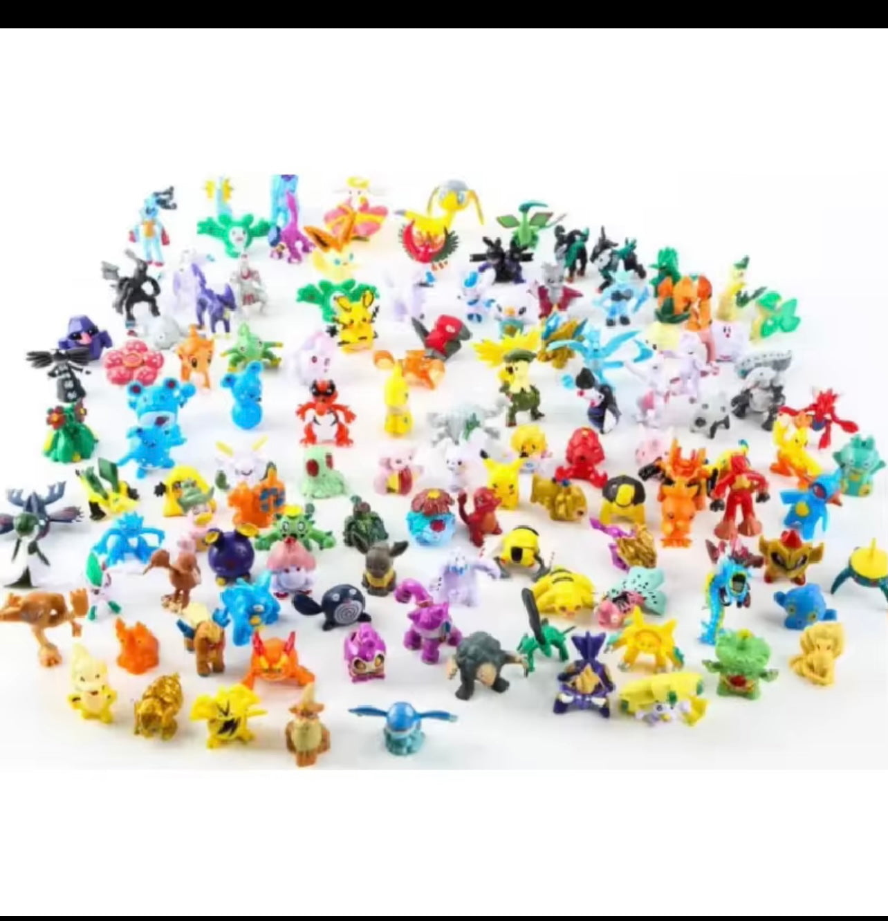 144 Style Pokemon Figure Toys Anime Pikachu Action Figure Model Ornamental Decoration Collect Toys For Children's Christmas Gift
