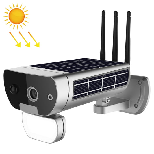 T8 1080P Full HD Solar Battery Ultra Low Power Sound Light Alarm Network Camera, Support Motion Detection, Night Vision, Two Way Audio, TF Card, T8