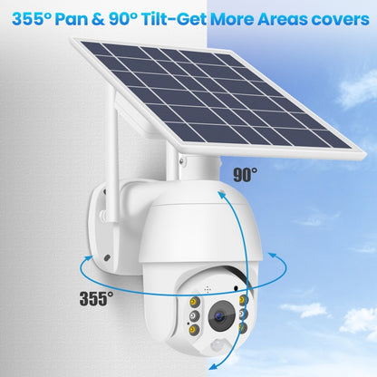 T16 1080P Full HD Solar Powered WiFi Camera, Support PIR Alarm, Night Vision, Two Way Audio, TF Card, WiFi