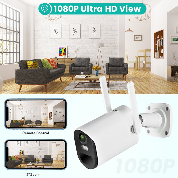 T20 1080P Full HD Solar Powered WiFi Camera, Support Motion Detection, Night Vision, Two Way Audio, TF Card, WiFi