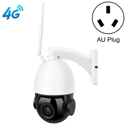 QX5 4G (EU Version) 2.0 Million Pixels 1080P HD 20X Zoom Dome Smart Camera, Support Infrared Night Vision / Motion Detection / Voice Intercom / TF Card, AU Plug, 4G EU Version