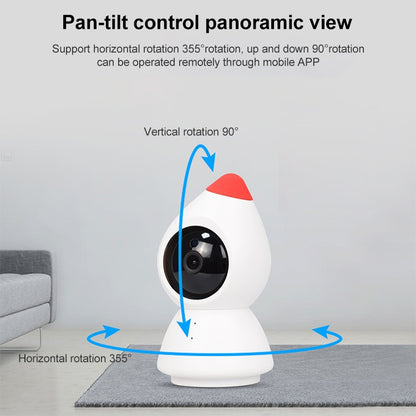 YT43 2 Million Pixels HD Wireless Indoor Home Little Red Riding Hood Camera, Support Motion Detection & Infrared Night Vision & Micro SD Card, YT43