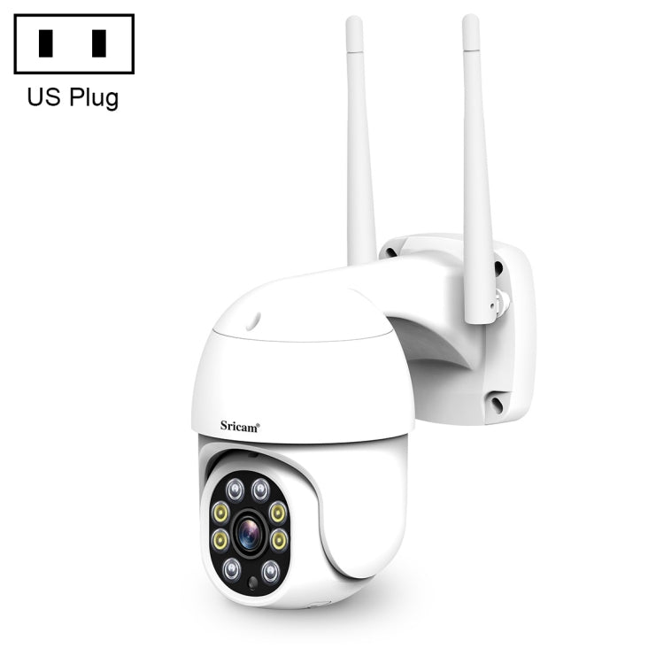 Sricam SP028 1080P HD Outdoor PTZ Camera, Support Two Way Audio / Motion Detection / Humanoid Detection / Color Night Vision / TF Card, US Plug, SP028 AU Plug, SP028 EU Plug, SP028 UK Plug, SP028 US Plug