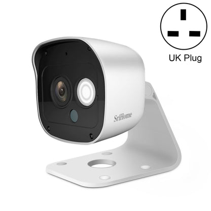 SriHome SH029 3.0 Million Pixels 1296P HD AI Camera, Support Two Way Talk / Motion Detection / Humanoid Detection / Night Vision / TF Card, AU Plug, SH029