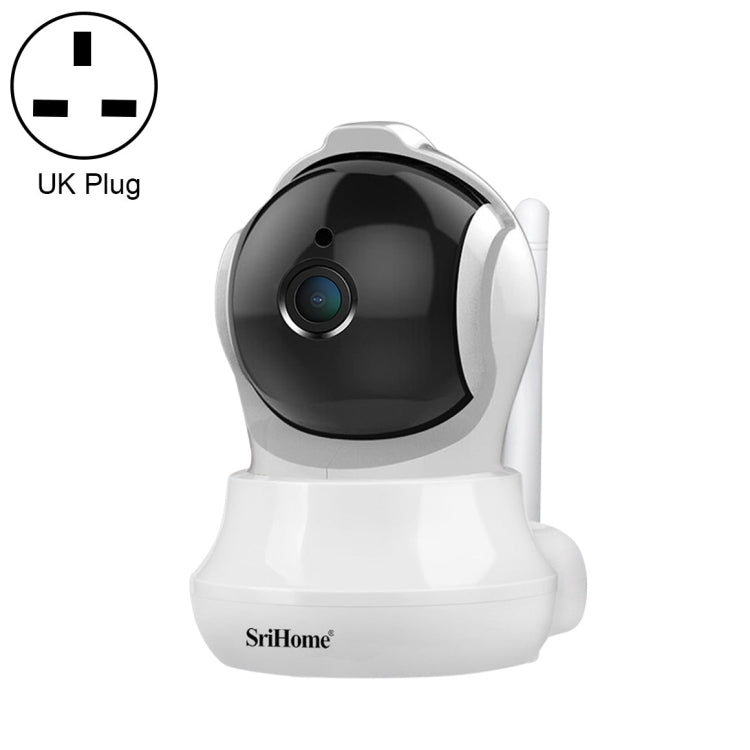 SriHome SH020 3.0 Million Pixels 1296P HD AI IP Camera, Support Two Way Talk / Auto Tracking / Humanoid Detection / Night Vision / TF Card, AU Plug, SH020