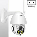 Wireless Surveillance Camera HD PTZ Home Security Outdoor IP66 Waterproof Network Dome Camera, Support Night Vision & Motion Detection & TF Card, US Plug, 2.0 MP