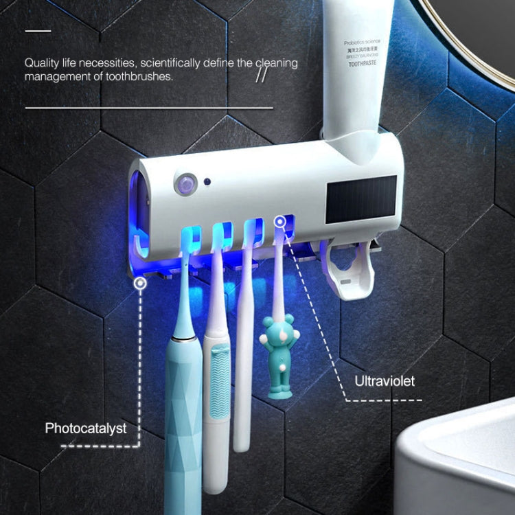 Ultraviolet Toothbrush Sterilizer Bathroom Wall-mounted Toothbrush Holder