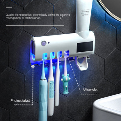 Ultraviolet Toothbrush Sterilizer Bathroom Wall-mounted Toothbrush Holder