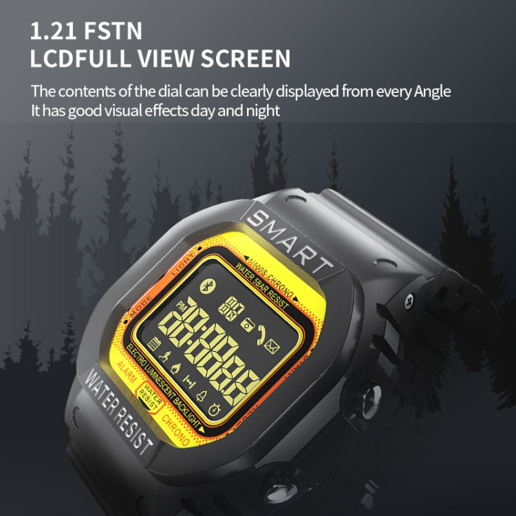 EX16T 1.21 inches LCD Screen Smart Watch 50m Waterproof, Support Pedometer / Call Reminder / Motion Monitoring / Remote Camera