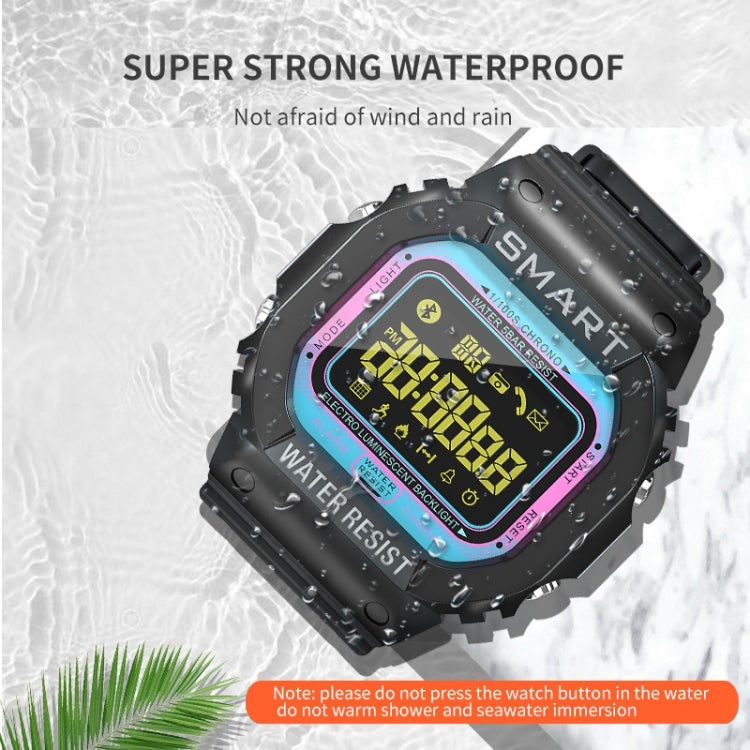 EX16T 1.21 inches LCD Screen Smart Watch 50m Waterproof, Support Pedometer / Call Reminder / Motion Monitoring / Remote Camera