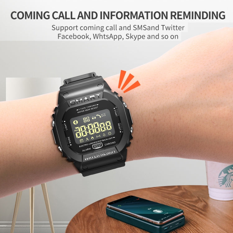 EX16T 1.21 inches LCD Screen Smart Watch 50m Waterproof, Support Pedometer / Call Reminder / Motion Monitoring / Remote Camera