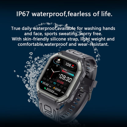 KR06 Waterproof Pedometer Sport Smart Watch, Support Heart Rate / Blood Pressure Monitoring / BT Calling