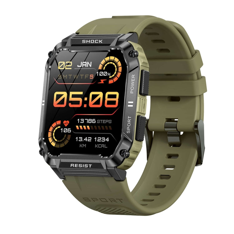 HAMTOD T3 1.95 inch Three Defenses Sport Smart Watch, Support BT Call / Sport Modes / Sleep / Heart Rate / Blood Oxygen / Blood Pressure Monitoring