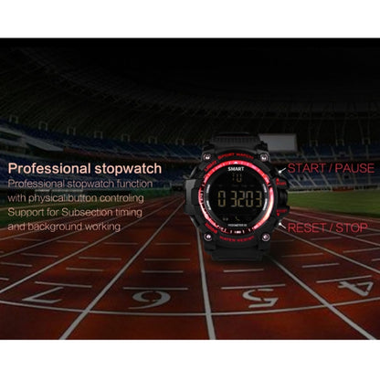 EX16 1.12 Inch FSTN LCD Full Angle Screen Display Sport Smart Watch, IP67 Waterproof, Support Pedometer / Stopwatch / Alarm / Notification Remind / Call Notify / Camera Remote Control / Calories Burned, Compatible with Android and iOS Phones