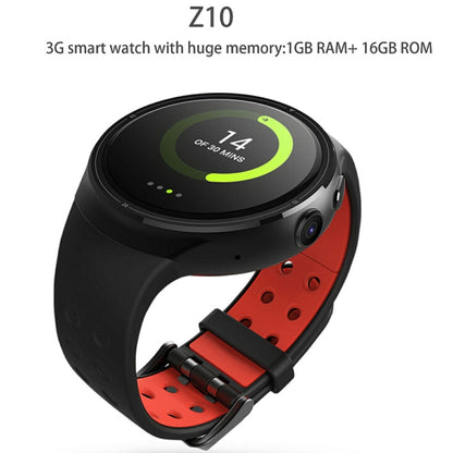 Z10 400*400 Pixel AMOLED 1.39 Inch Round Touch Screen Display Smart Watch, IP54 Waterproof, Support Pedometer / Heart Rate Monitor / GPS Navigation / Notification Remind / Call Reminder / Camera Remote Control / Calories Burned, Support Android 5.1