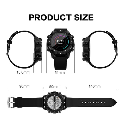 S3 1.39 inch OLED Screen Display Bluetooth Smart Watch, IP67 Waterproof, Support Compass / Heart Rate Monitor / SIM Card / GPS Navigation, Compatible with Android and iOS Phones