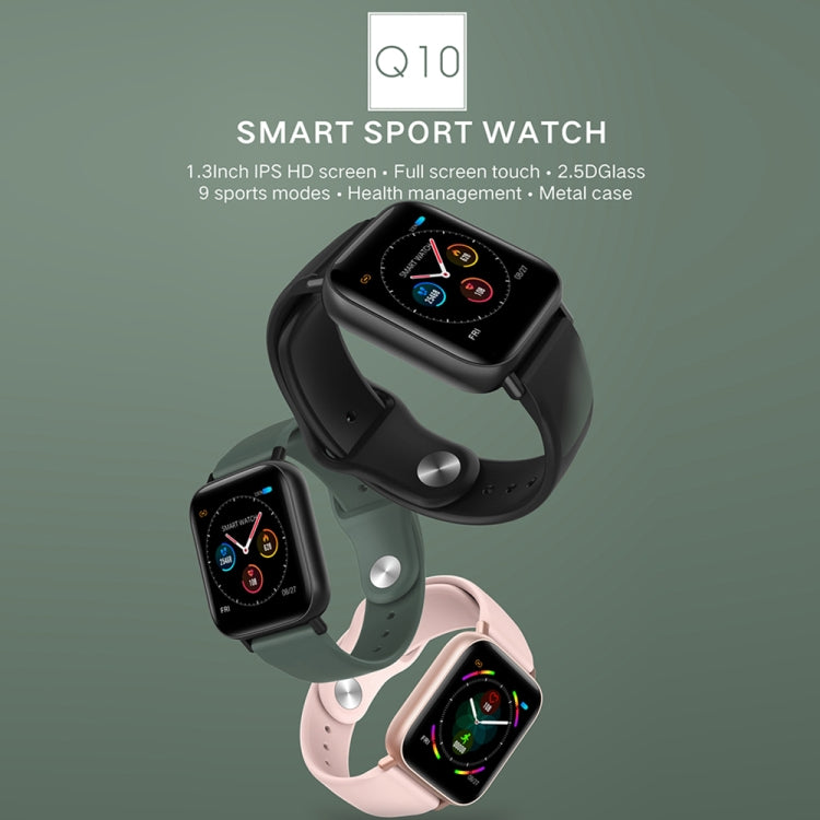 Q10 Fashion Smart Sports Watch, 1.3 inch TFT Screen, IP67 Waterproof, Support Heart Rate / Blood Pressure Monitoring / Sleep Monitoring / Sedentary Reminder