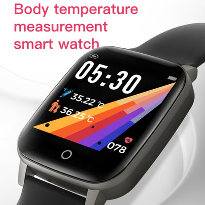 T1 Body Temperature Measurement Smart Sports Watch, 1.3 inch Screen, IP67 Waterproof, Support Automatic Temperature and Heart Rate Monitoring / Sleep Monitoring / Sedentary Reminder