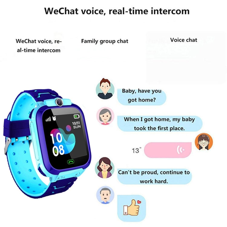 Q12 1.44 inch Color Screen Smartwatch for Children, Not Waterproof, Support LBS Positioning / Two-way Dialing / SOS / Voice Monitoring / Setracker APP