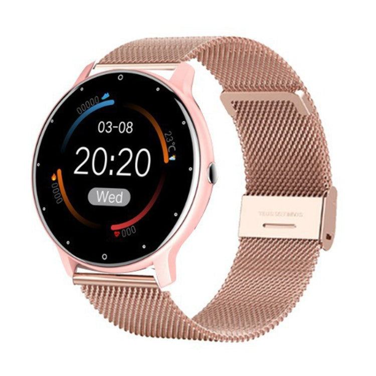 ZL02D 1.28 inch IP67 Waterproof Steel Band Smart Watch Support Heart Rate Monitoring, Steel Band (Black), Steel Band (Pink), Steel Band (Gold), Steel Band (Blue)