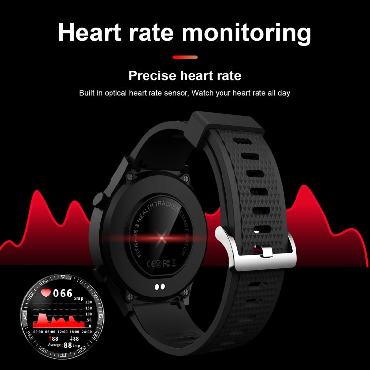 M88 Smart Watch for Men, Support Heart Rate / Blood Pressure / Oxygen Monitoring & Sleep Monitoring & Sedentary Reminder