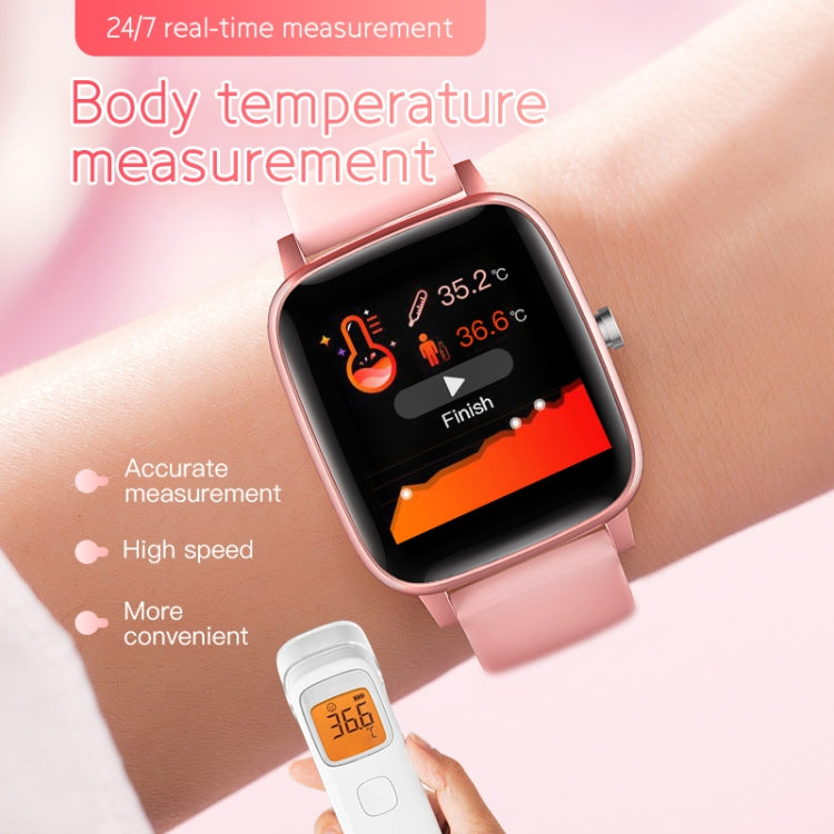 T98 1.4 inch Color Screen Smart Watch, IP67 Waterproof, Support Body Temperature Measurement / Heart Rate Monitoring / Blood Pressure Monitoring / Sedentary Reminder / Calories