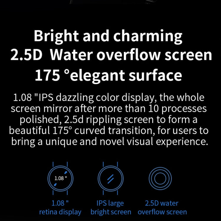B8+ 1.08 inch IPS Color Screen IP67 Waterproof Smart Watch,Support Message Reminder / Heart Rate Monitor / Blood Oxygen Monitoring / Blood Pressure Monitoring/ Sleeping Monitoring