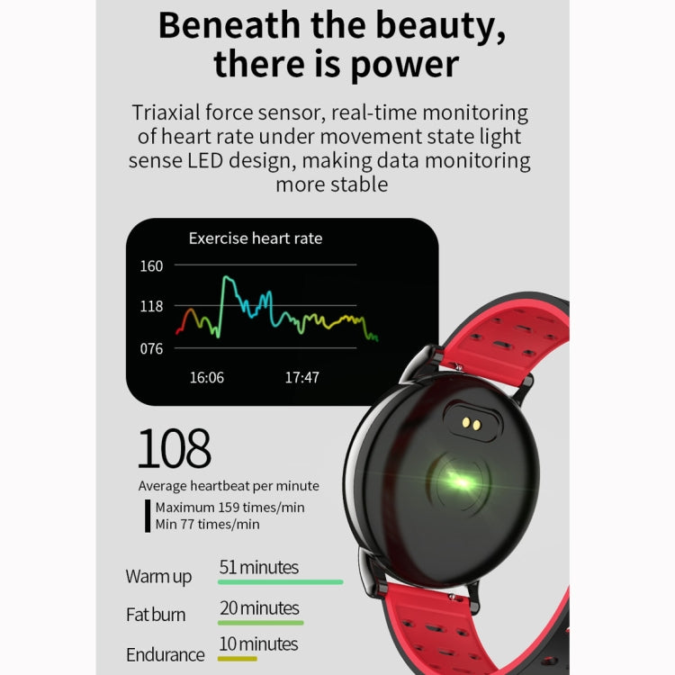 B8+ 1.08 inch IPS Color Screen IP67 Waterproof Smart Watch,Support Message Reminder / Heart Rate Monitor / Blood Oxygen Monitoring / Blood Pressure Monitoring/ Sleeping Monitoring
