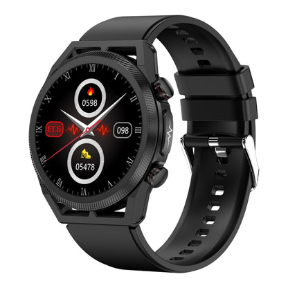 ET310 1.39 inch IPS Screen IP67 Waterproof Silicone Band Smart Watch, Support Body Temperature Monitoring / ECG, ET310