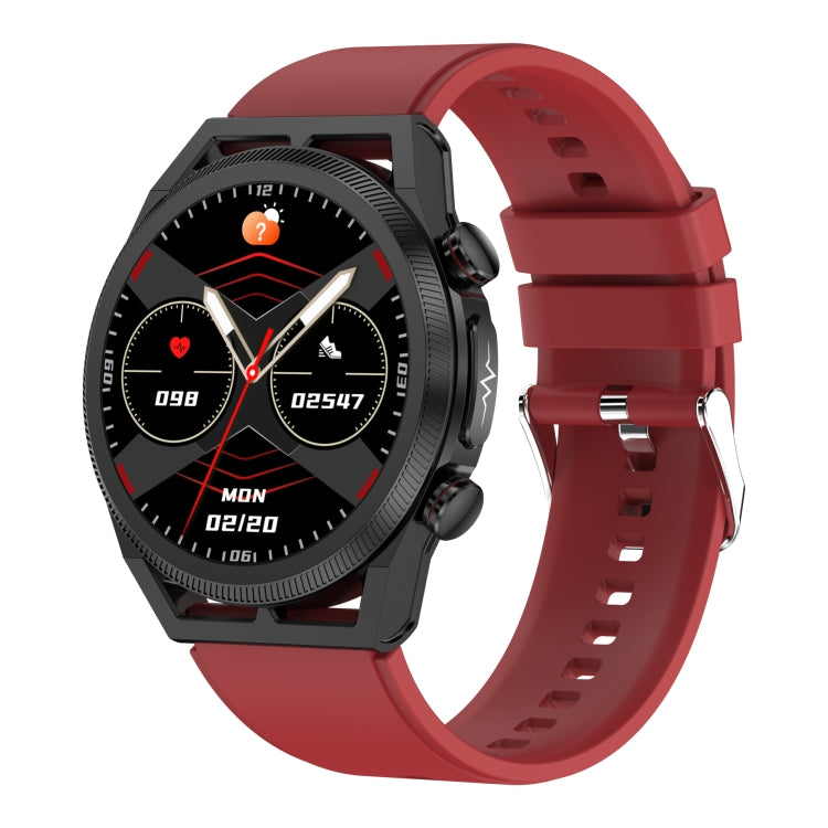 ET310 1.39 inch IPS Screen IP67 Waterproof Silicone Band Smart Watch, Support Body Temperature Monitoring / ECG, ET310